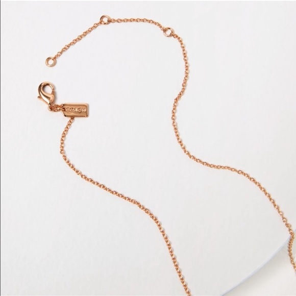 Coach Open Circle Necklace and Stud Earring Set - Picture 6 of 14